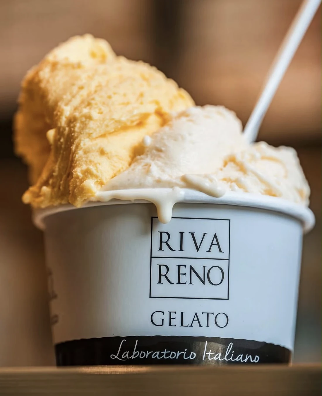RivaReno gelato cup, supplied campaign photograph
